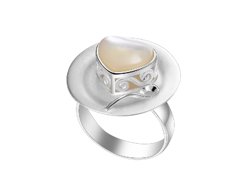 Surf design rings-Heart Cake Ring