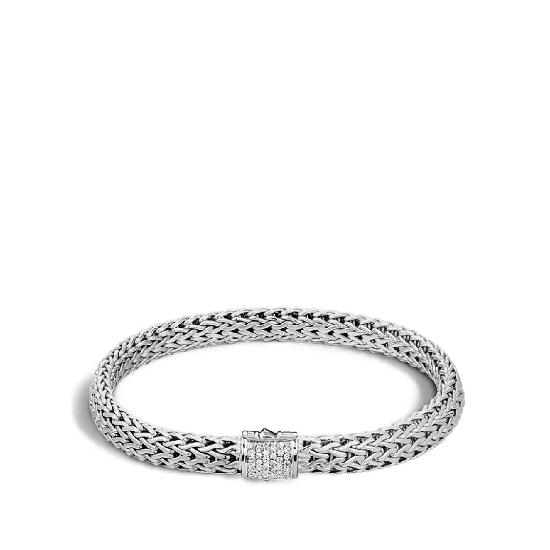 Surf bead bangles-John Hardy Classic Chain Bracelet with Diamonds