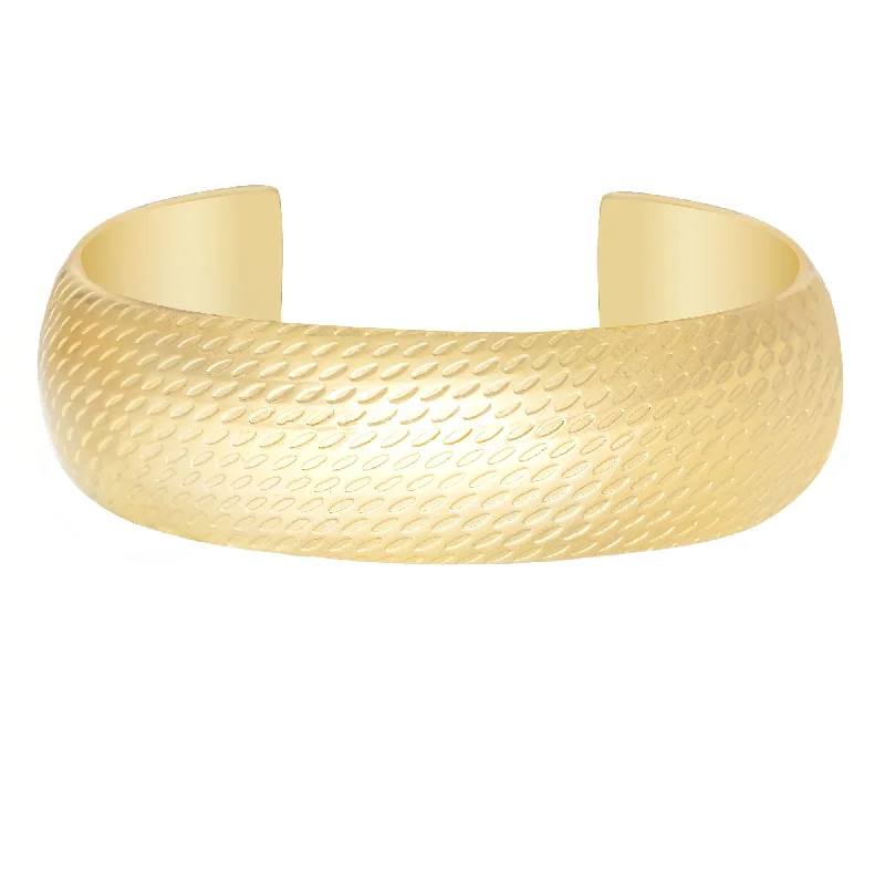 Frosted glass bangles-Gretchen Cuff Bracelet