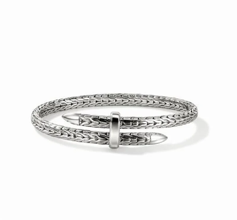 Mystic eye bangles-John Hardy Spear Sliver Flex Cuff