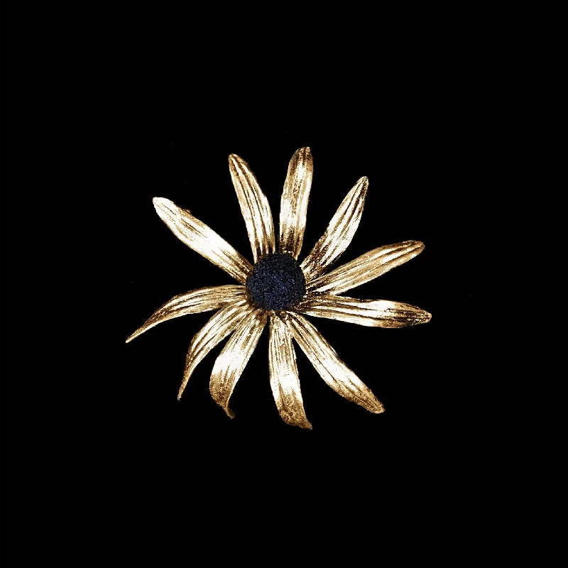 Pure eternity brooch-Black-Eyed Susan Brooch - Statement