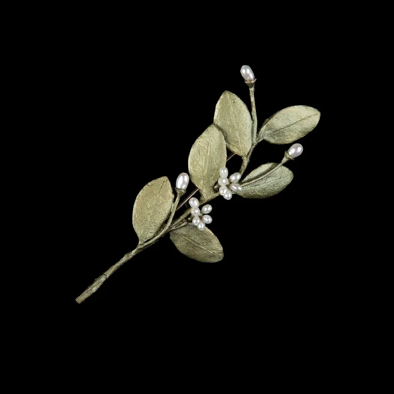 High shine brooch-Myrtle Brooch