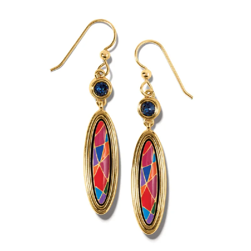 Thick hoop earrings-Brighton Colormix Jewel French Wire Earrings