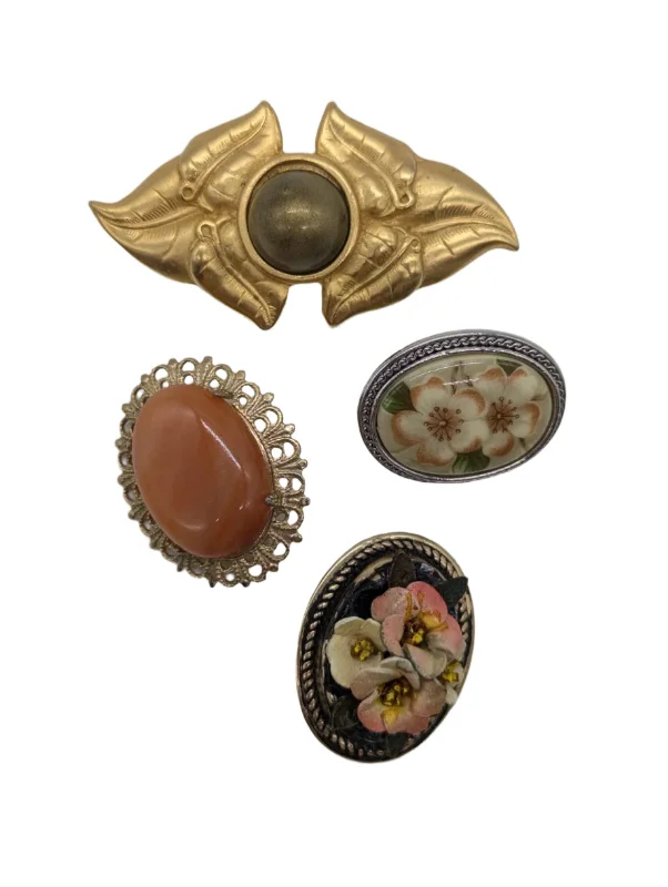 Tide design brooch-The Rossini Vintage Brooch Set