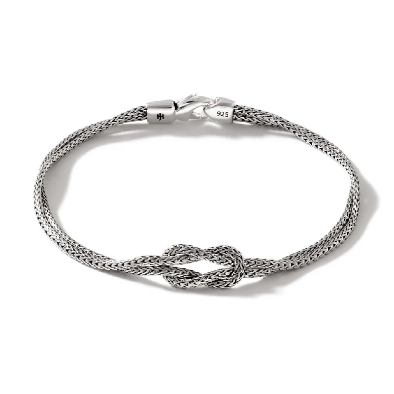 Wide cuff bangles-John Hardy Thin Love Knot Bracelet