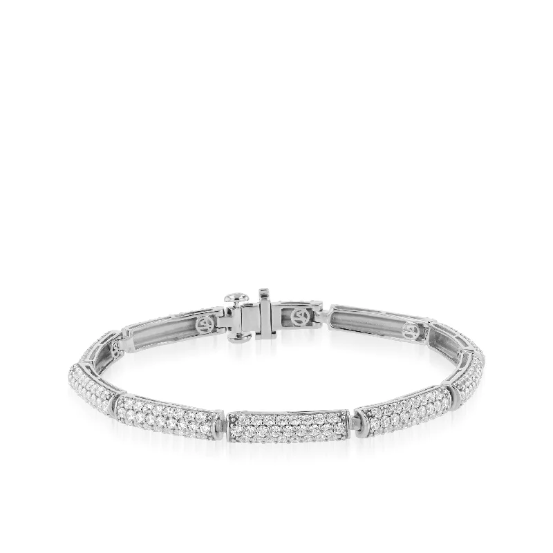 Pure star bangles-Essence Diamond Tennis Bracelet