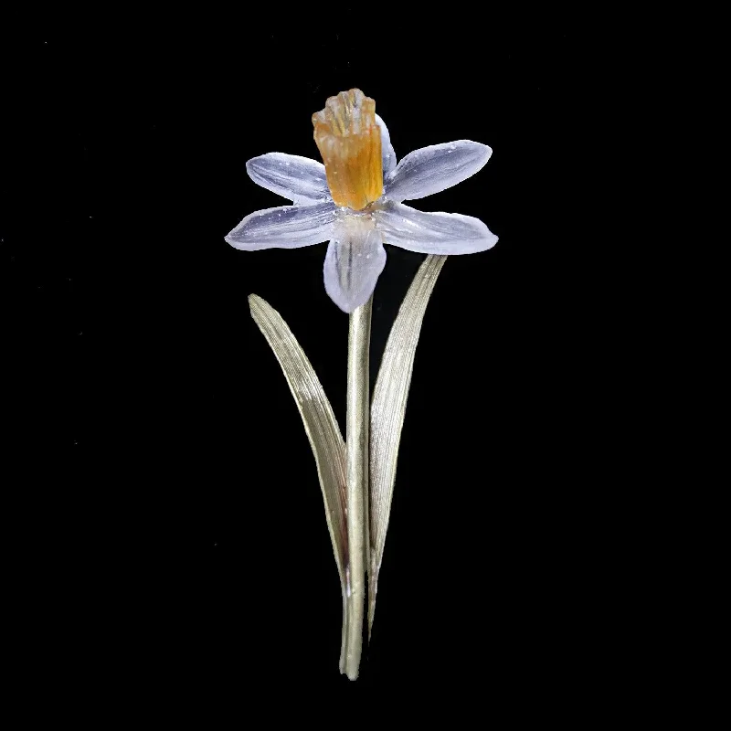 Alloy design brooch-Daffodil Brooch