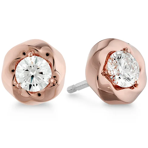 Subtle dangle earrings-Hearts On Fire Atlantico Single Diamond Stud Earrings