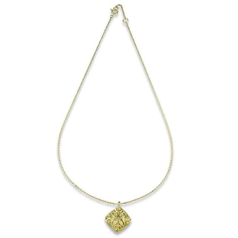 High gloss necklaces-Empress Pendant Medium - 18K Gold Vermeil