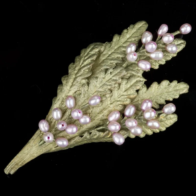 Oval shape brooch-French Lavender Brooch