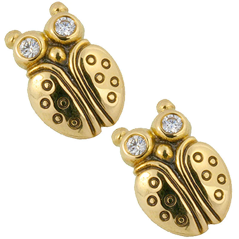 Bold cuff earrings-Alex Sepkus Entomology Earrings - E-107