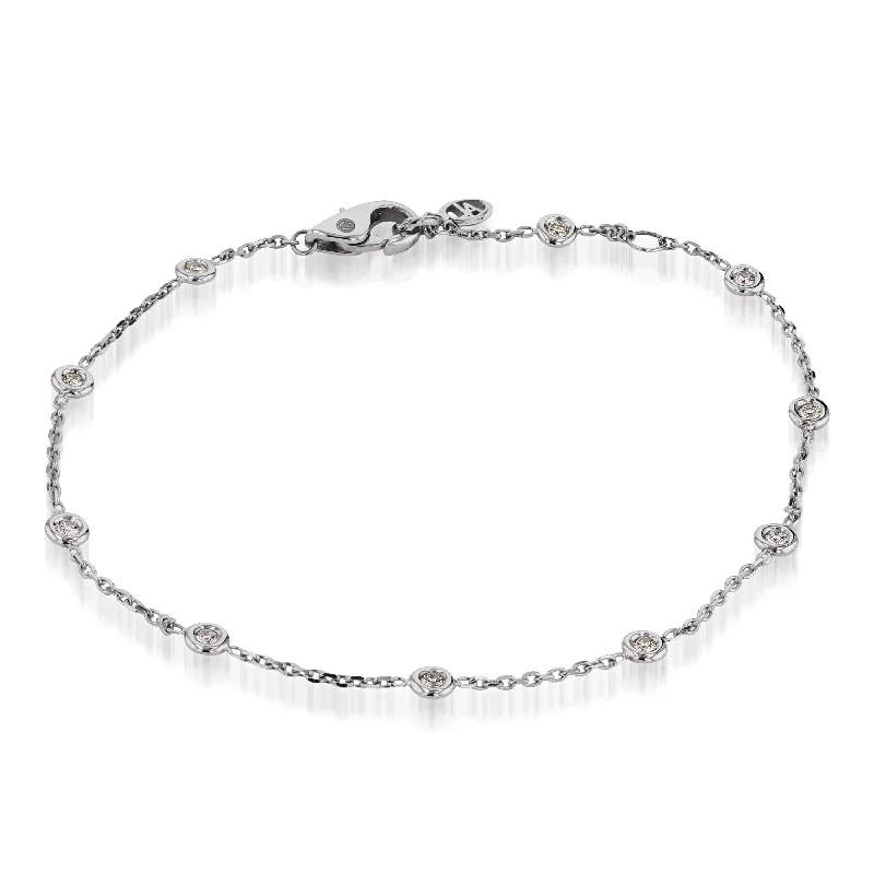 Stone cluster bangles-Paloma Confetti Diamond Bracelet