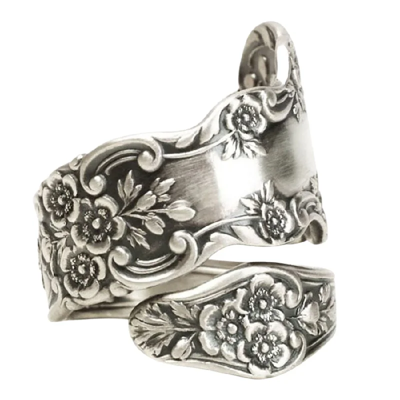 Flat band rings-Sentiment- the Antique Style Spoon Ring