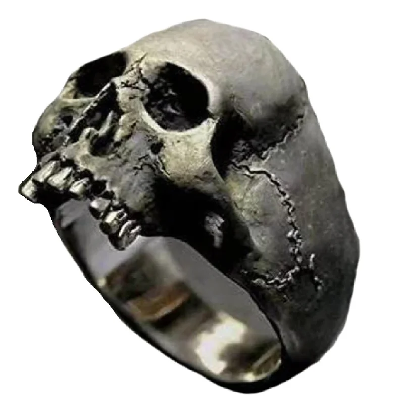 Tiered design rings-Crypt- the Gothic Skull Ring 2 Colors