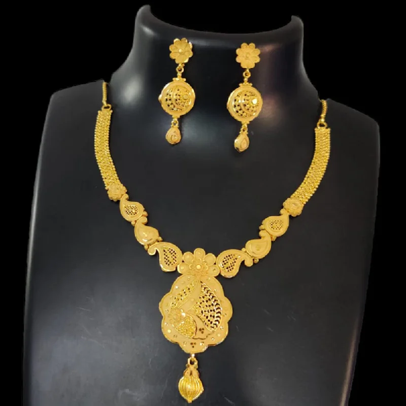 Daisy design necklaces-Pari Art Jewellery Forming Necklace Set