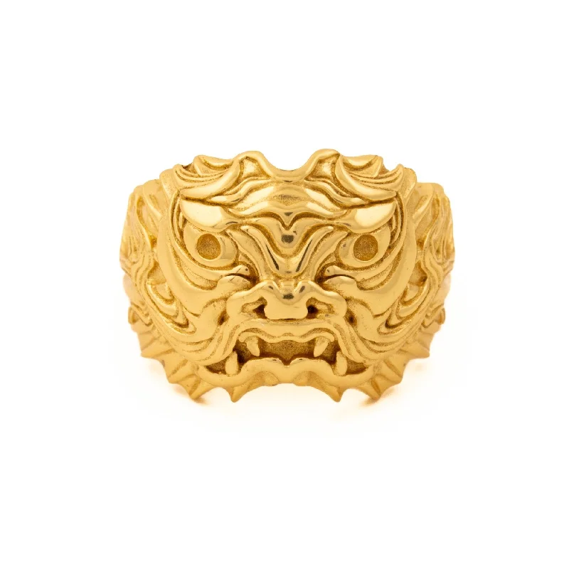 Lily rings-Thunder God Dragon "Shen-Long"