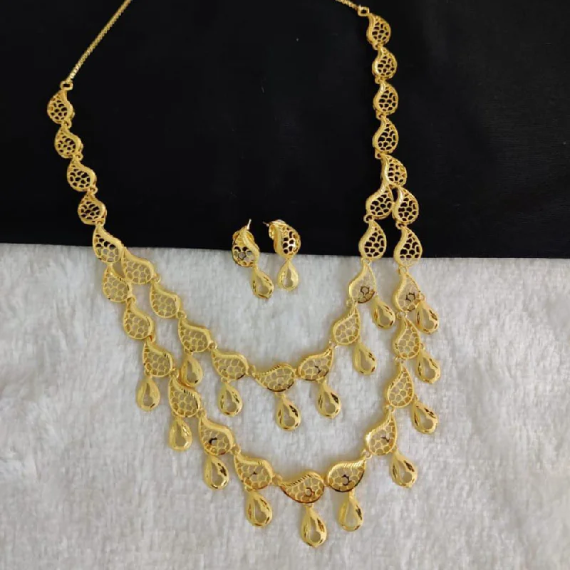 High pendant necklaces-Pari Art Jewellery Forming Necklace Set