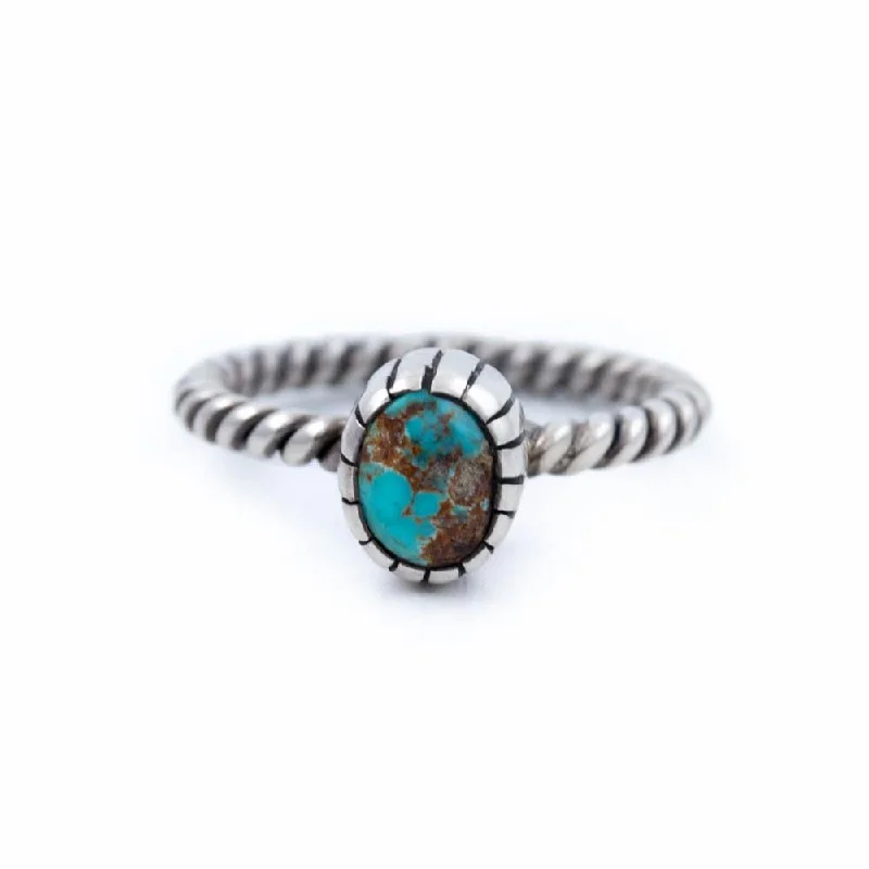 Surf motif rings-Bisbee Twist Rope Ring