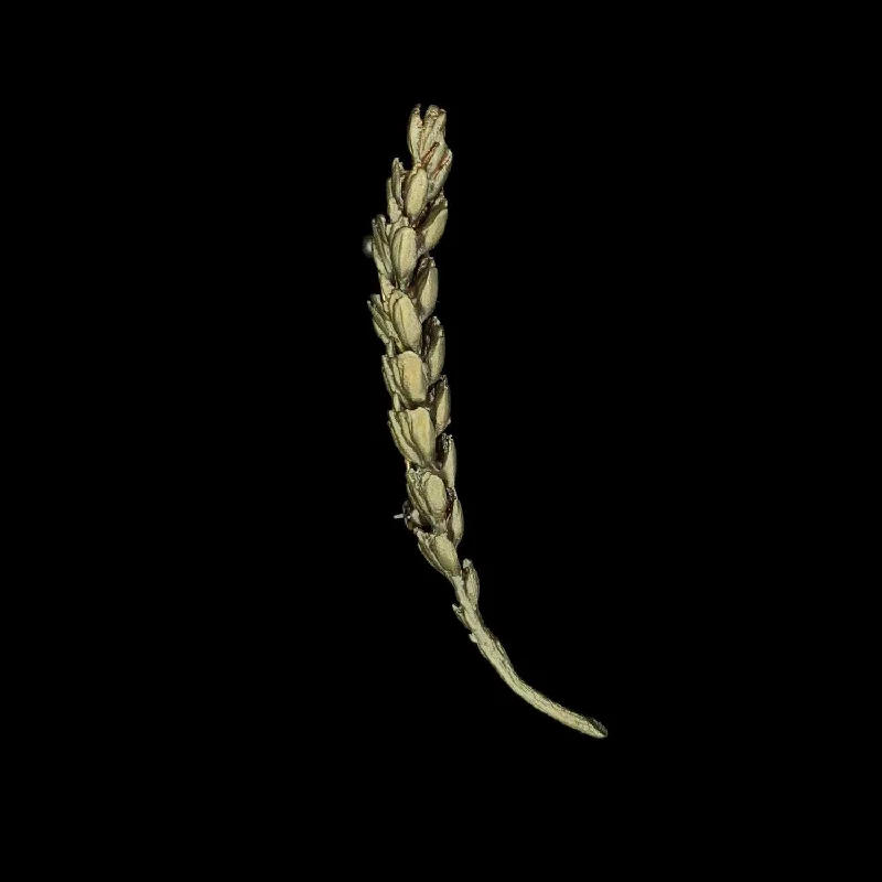 Wide bar brooch-Wheat Brooch