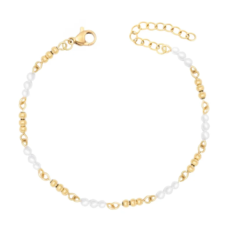 Full moon bangles-Cosmo Pearl Bracelet