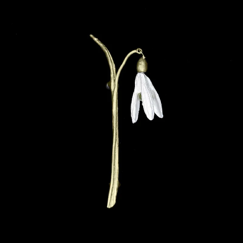 Ripple style brooch-Snowdrops Brooch - Dainty