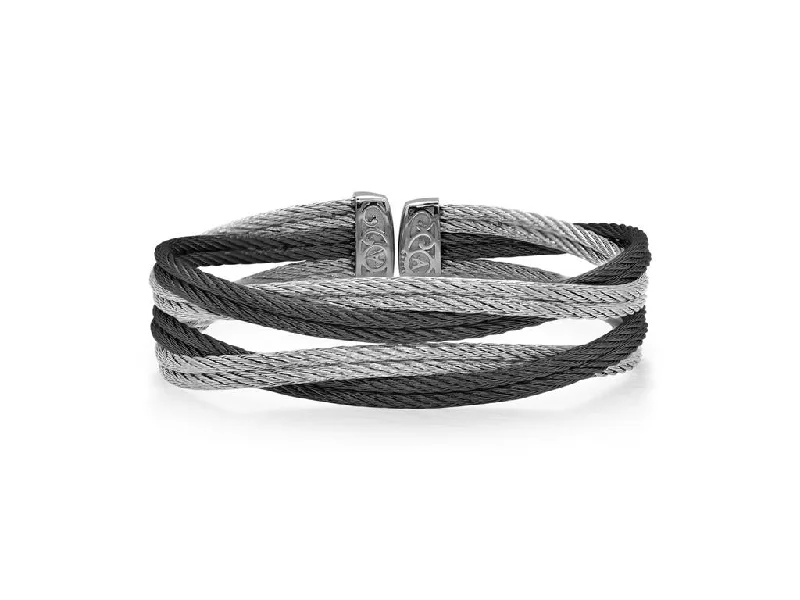 Surf charm bangles-Alor Braided Cable Chain